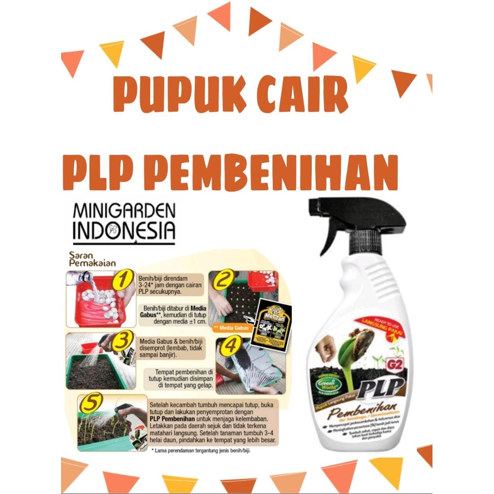 PLP PEMBENIHAN 500 ML PUPUK CAIR SIAP PAKAI anti stress pupuk tunas baru rangsang akar daya cambah