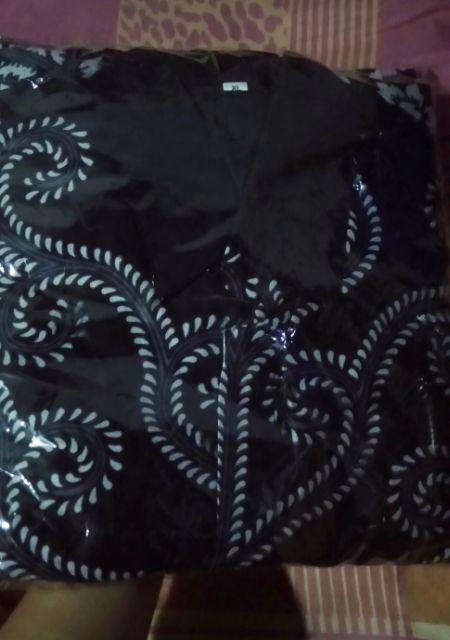 Couple Batik Katun Gamis Dan Kemeja Sarimbit Batik Pekalongan Fashion Btik Pria Fashion Batik Wanita