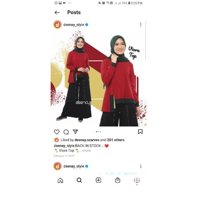 atasan deenay preloved