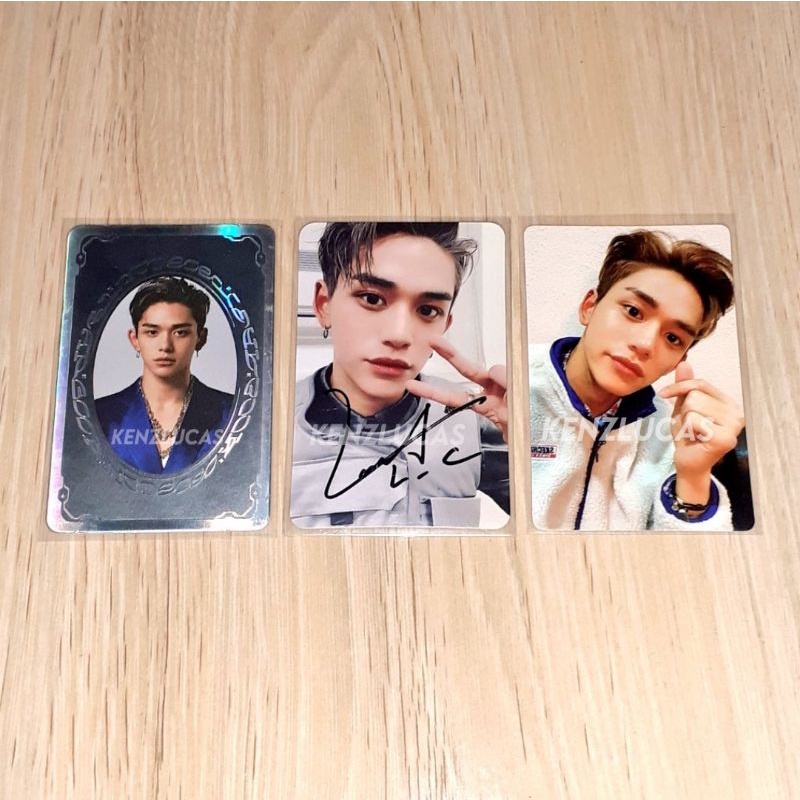 NCT, WayV Lucas official photocard album special yearbook lucas (syb), pc Take off signed (toff), lu