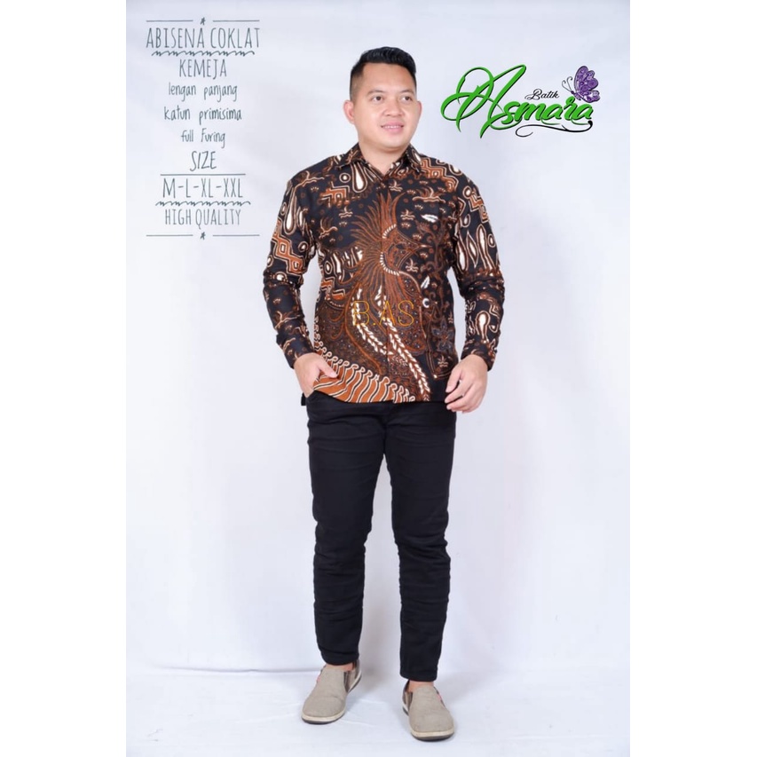 ABISENA ASMARA BATIKSOLOAMANAH KEMEJA BAJU BATIK PRIA SOLO LENGAN PANJANG PENDEK LAPIS FURING ATASAN BATIK PREMIUM MODERN KATUN HALUS PERMATA HITAM NAGA LINGKAR ABISENA SEGORO UNGU WIJAYA KUSUMA ALASKA PINK DEWO CEMANI LENTERA PRAJA BUMI LISANG GENI