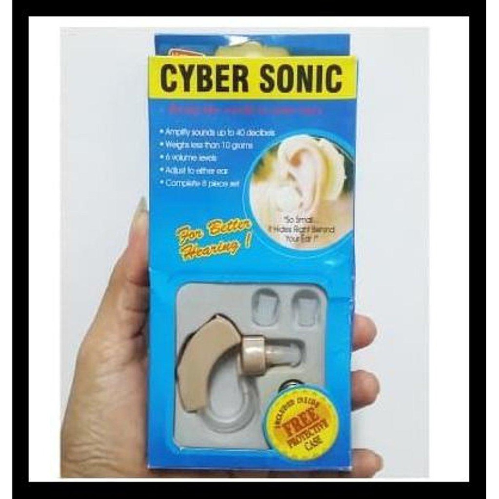 Jual ALAT BANTU Pendengaran CYBER SONIC / CYBERSONIC Hearing Aid Dengar