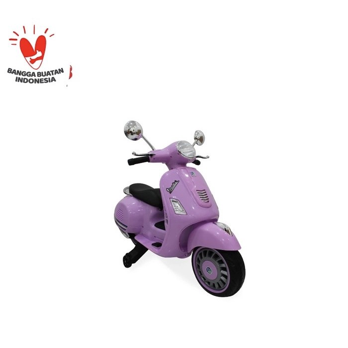 Motor Aki Anak VESPA VESTIC PMB M288 Mainan Motor Anak