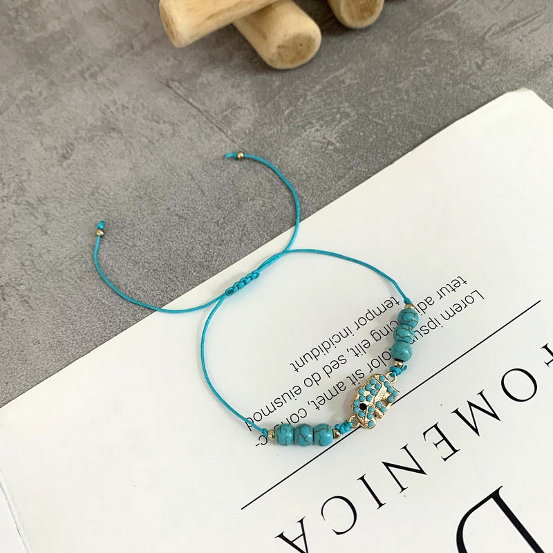 Gelang Manik-Manik Turquoise Gaya Eropa Dan Amerika