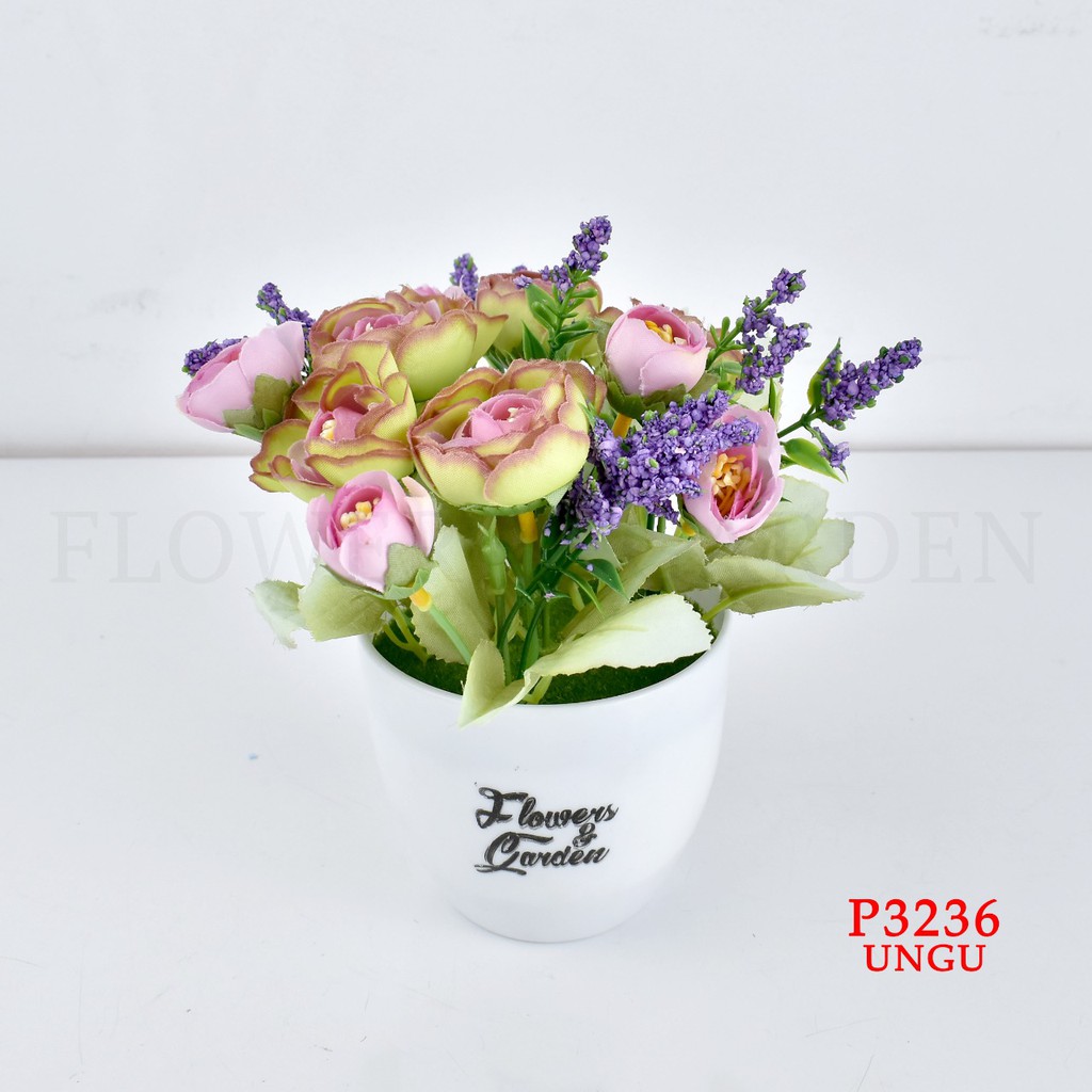 TIB P3236 TANAMAN BUNGA HIAS POT TANAMAN HIAS DEKORASI RUMAH DAN BUNGA PLASTIK-6