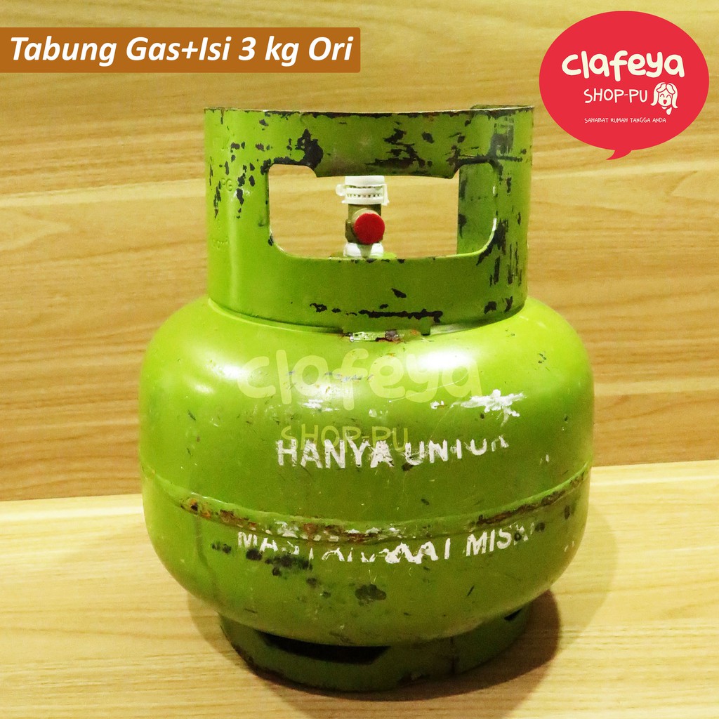 Tabung Gas LPG ELPIJI 3 kg Pertamina Tabung Melon Garansi Resmi
