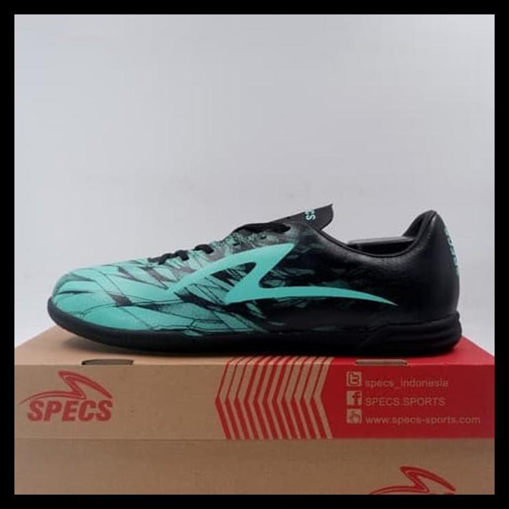 TERLARIS Sepatu Futsal Specs Victory 19 IN Black Mantis 400998 Ori