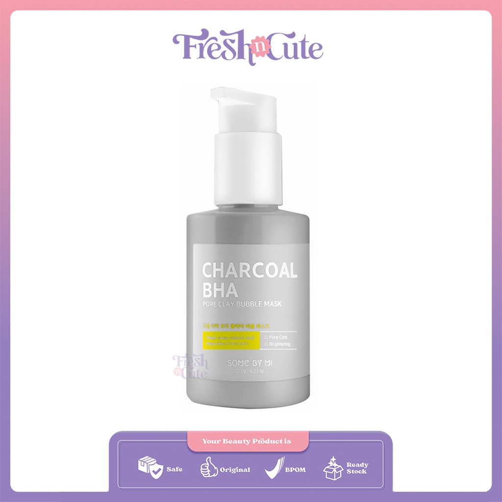 SOME BY MI -Somebymi Charcoal BHA Pore Clay Bubble Mask