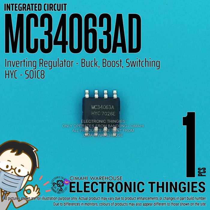 MC34063AD SOIC8 HYC MC34063A MC34063 34063 IC BUCK BOOST INVERTER