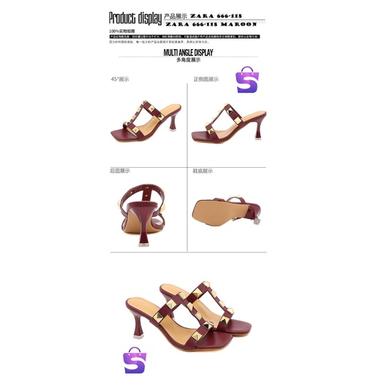 SEPATU WANITA HEELS 666-118 ( BELI 1 GRATIS 1 )