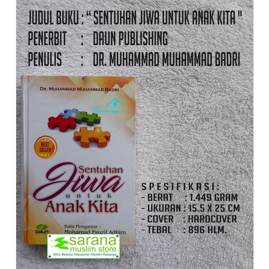 BUKU SENTUHAN JIWA UNTUK ANAK KITA