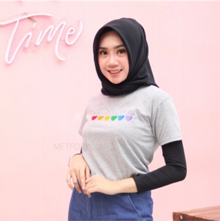  Kaos  Katun Wanita  Many Love Bordir Shopee  Indonesia