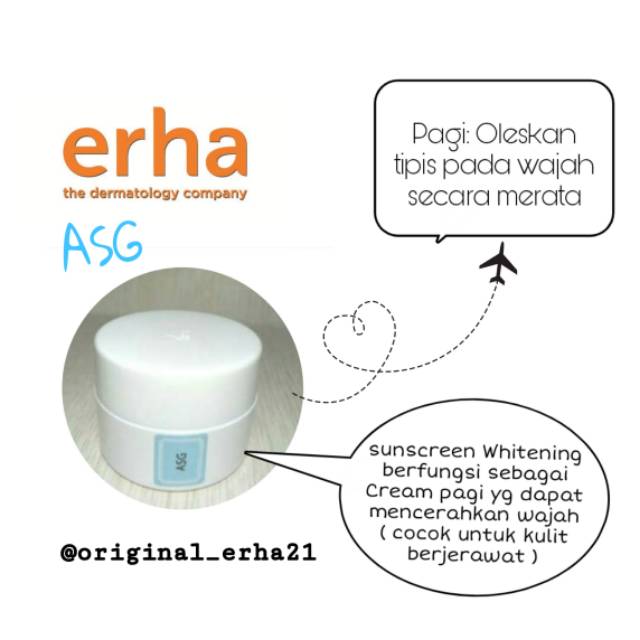 Erha Cream  ASG ,AF 1 , AF 2 , AF 3 , AF 4 , AF 5 , AFTSS