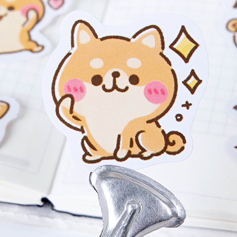 45pcs Stiker Desain Kartun Binatang Model Diy, Anti-Air