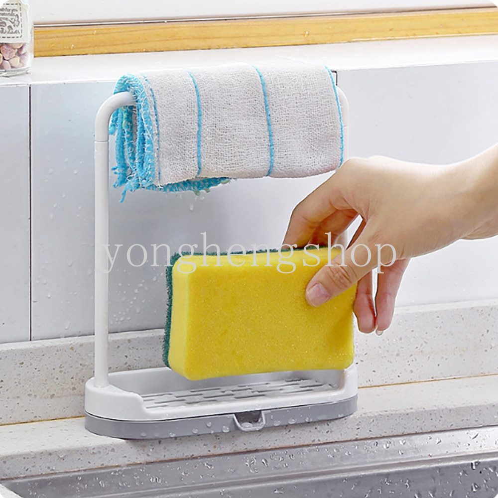 Rak Pengering Spons / Handuk Model Gantung Untuk Wastafel Dapur / Kamar Mandi