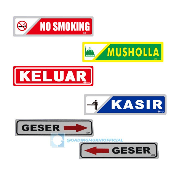 

GM LABEL PENANDA AREA