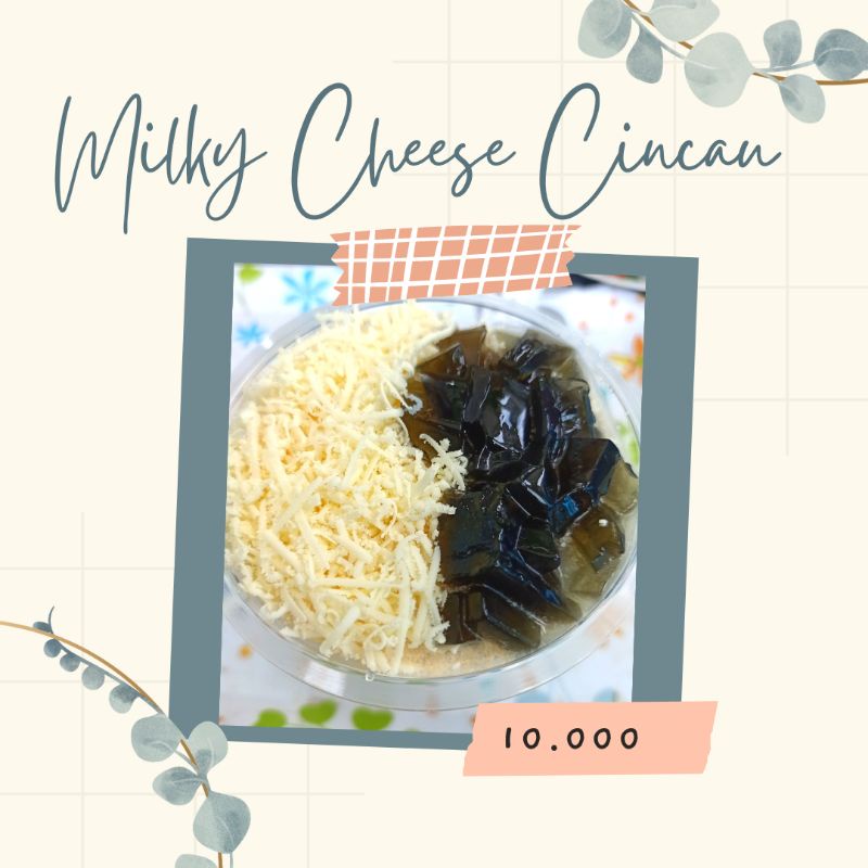 

Milky Cheese Cincau