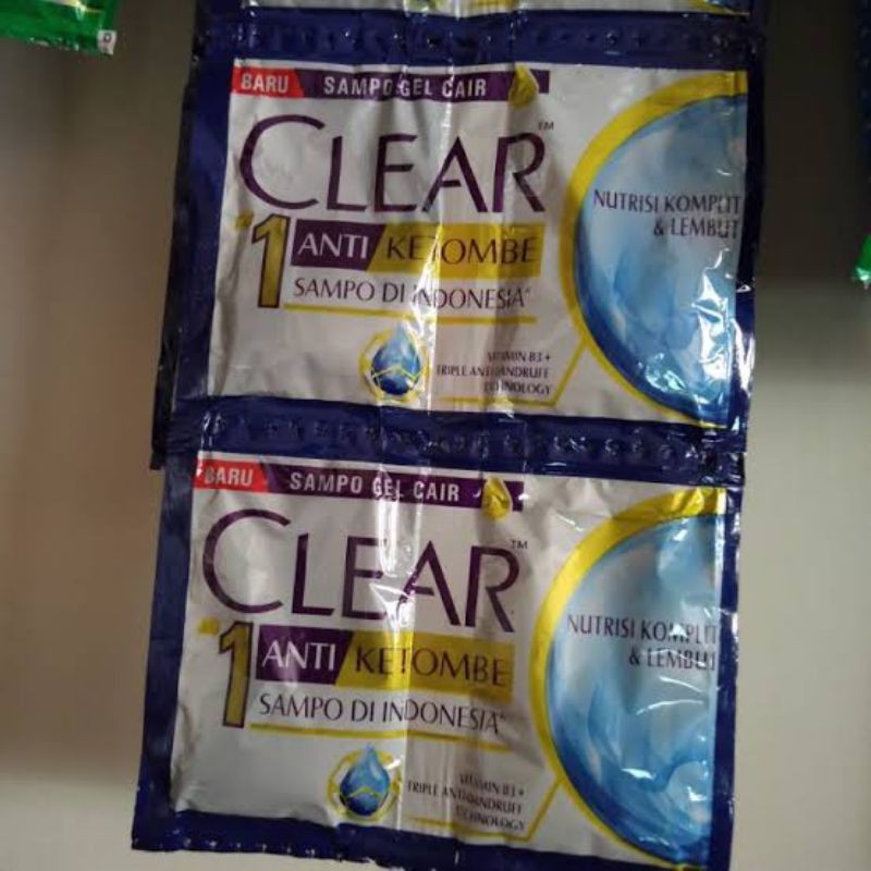 SHAMPO CLEAR RENCENG / CLEAR BOTOL 70 ML