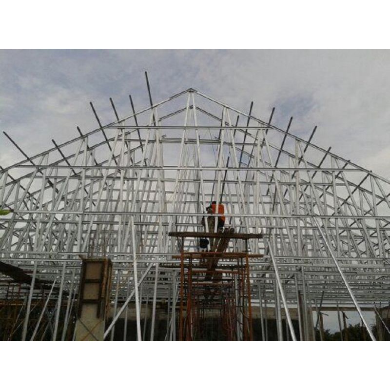 BAJARINGAN ATAP SPANDEK / KANOPI RUMAH MINIMALIS ATAP GENTENG METAL ALDERON