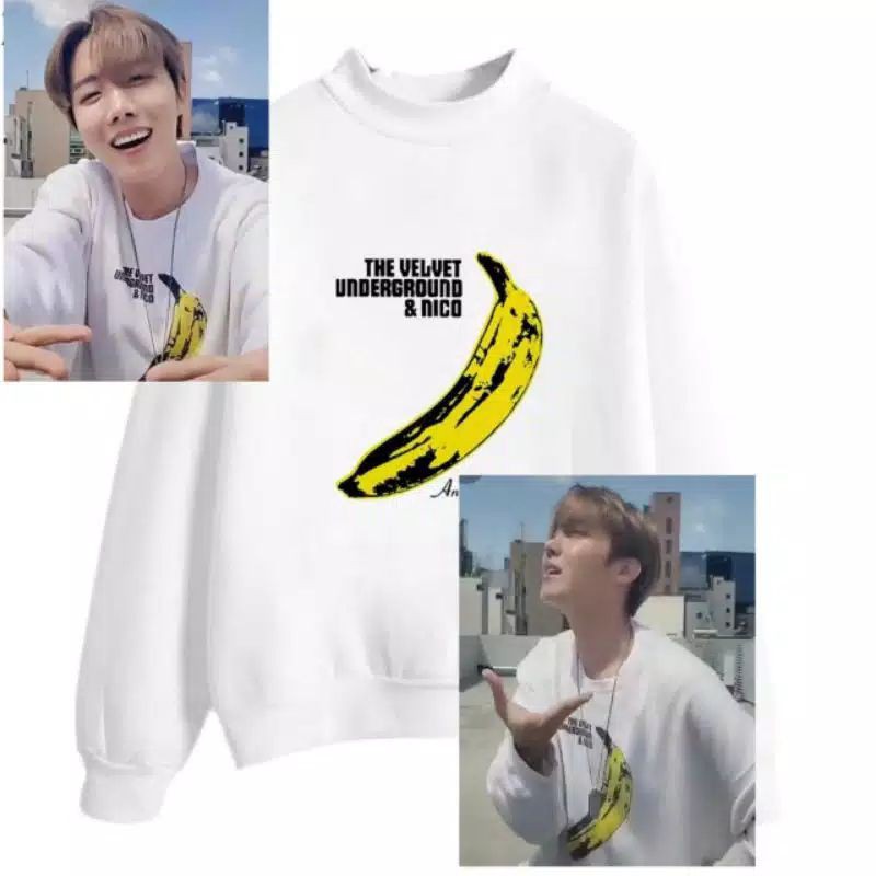 Sweater Basic BTS Suga The Velvet Underground