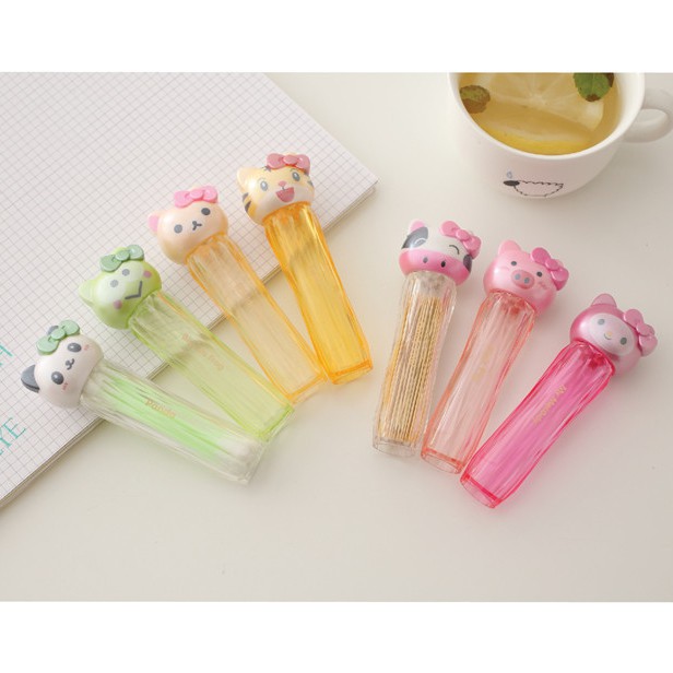 HHM388 Tempat tusuk gigi bentuk karakter kartun  hewan  