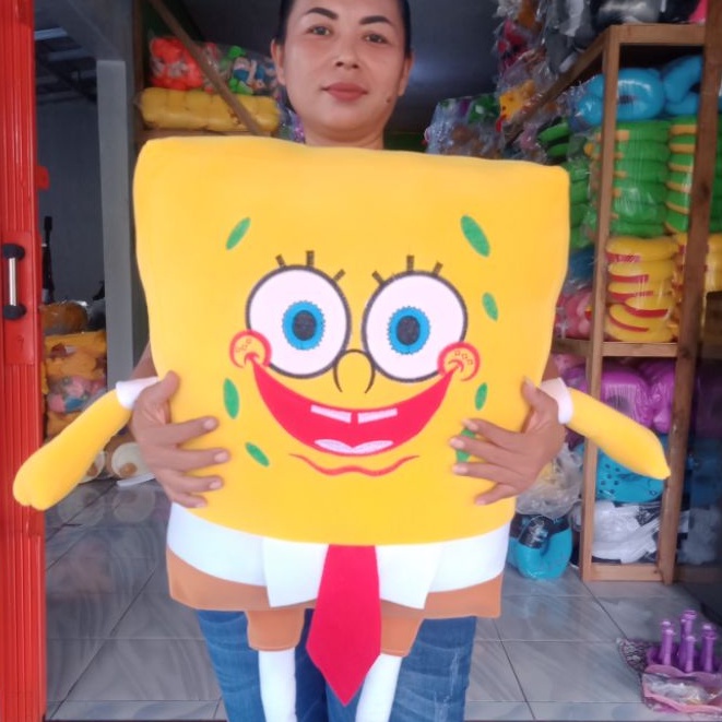 Boneka spongebob jumbo ukuran 45 cm