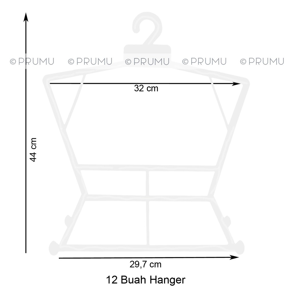 Grosir Hanger Layang 13 (M) - Hanger Setelan Anak - Gantungan Baju Setelan Anak, Hanger Baju Setelan