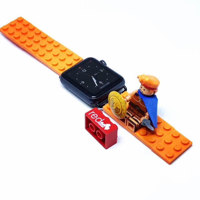 LEGO Hercules with Orange Brick Strap II for Apple Watch