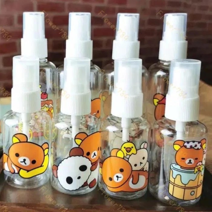 botol spray 50ml plastik botol sabun shampoo botol travel size mickey