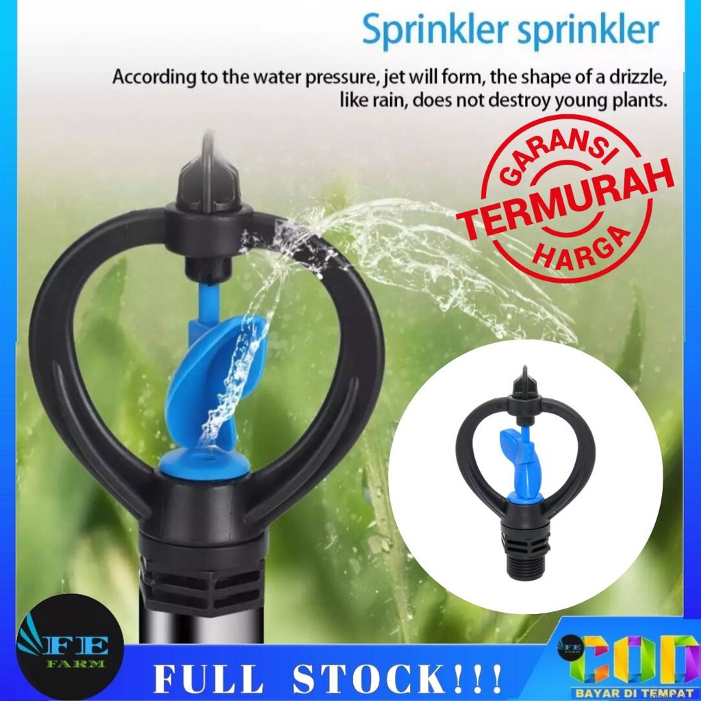 ALAT IRIGASI SPRINKLER KUPU KINCIR AIR BISA DI PASANG 1/2 FEFARM