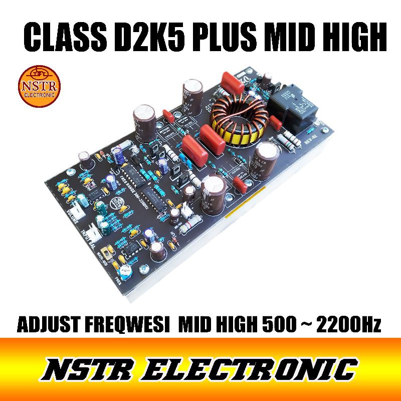 Class D 2K5 RMS 2500WATT FITUR SUB DAN MID