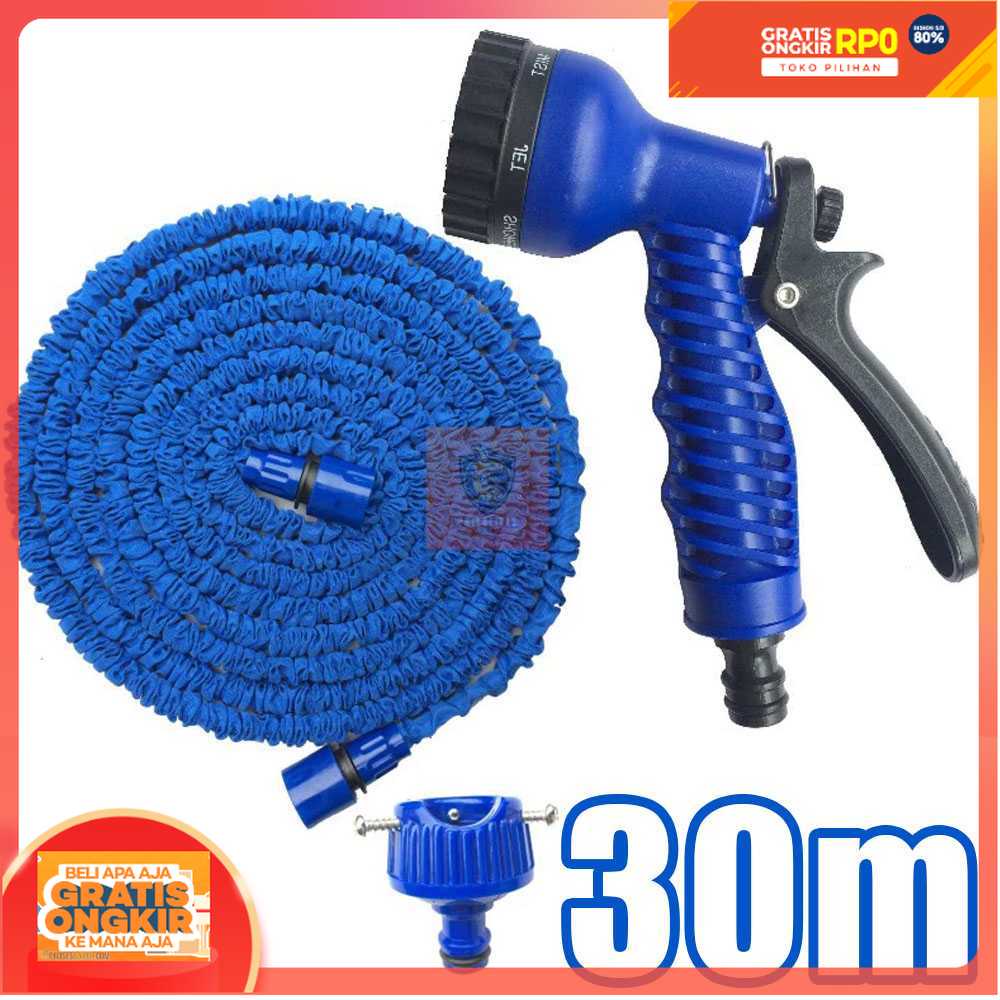 Magic Hose 30m Semprotan Selang Fleksibel Elastis - Selang Taman