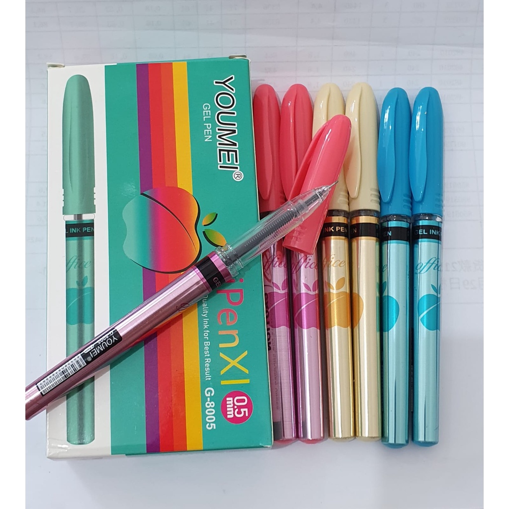

Pulpen Gel YOUMEI 8005 / Gel Pen Apple Hijau