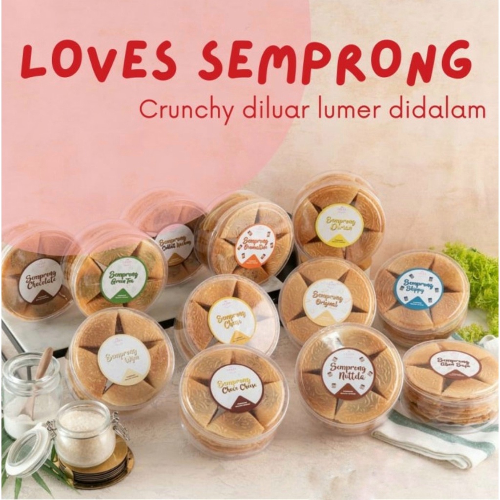 

LOVES SEMPRONG PREMIUM VARIAN NUTELLA SKIPPY OVOMALTINE DURIAN GREENTEA SEMPRONG ISI VIRAL CEMILAN ENAK CRUNCHY