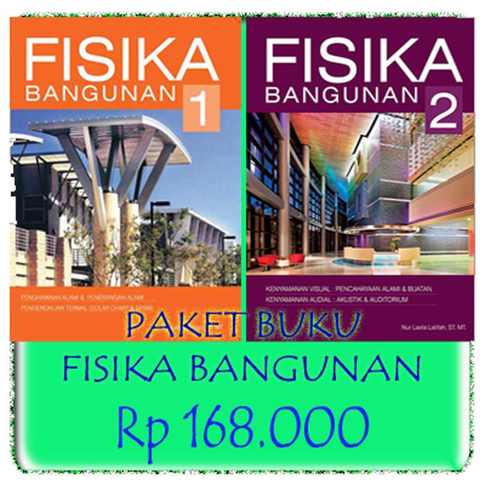 Paket buku Fisika Bangunan 1 & 2 BKIL_1922