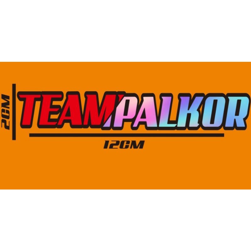stiker team palkor viral