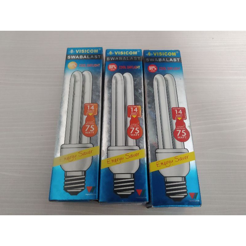 Lampu Visicom 14w 14 Watt PLC 2U