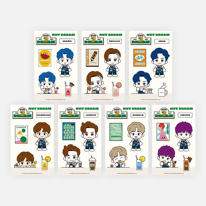NCT DREAM CAFE 7 DREAM MD - Removeable Luggage Sticker