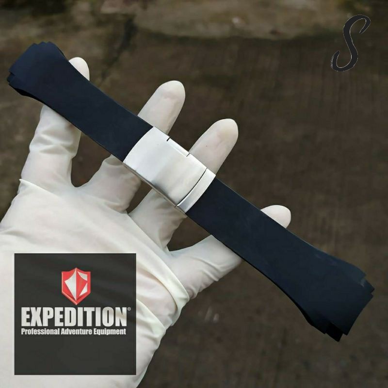 TALI JAM TANGAN EXPEDITION AIRBORNE RUBBER STRAP TALI JAM EXPEDITION AIR BORNE ORIGINAL PREMIUM