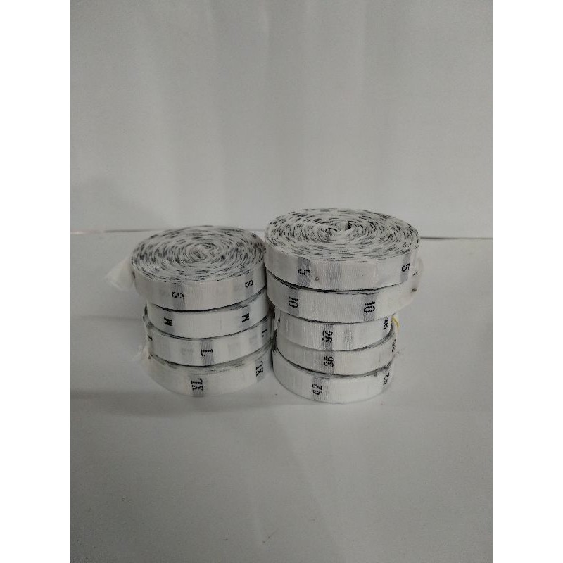 Label Size Bordir  / Size Kain ( 1 roll )