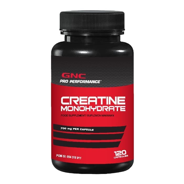 Gnc Creatine Monohydrate - 120 Kapsul (426067) BPOM