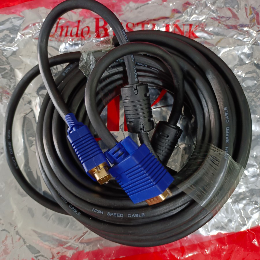 Bestlink Kabel VGA 10Meter Gold Plate