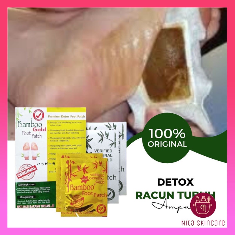 Koyo Kaki Bamboo Bambo Foot Patch Koyo Bamboo Gold Detox Kaki