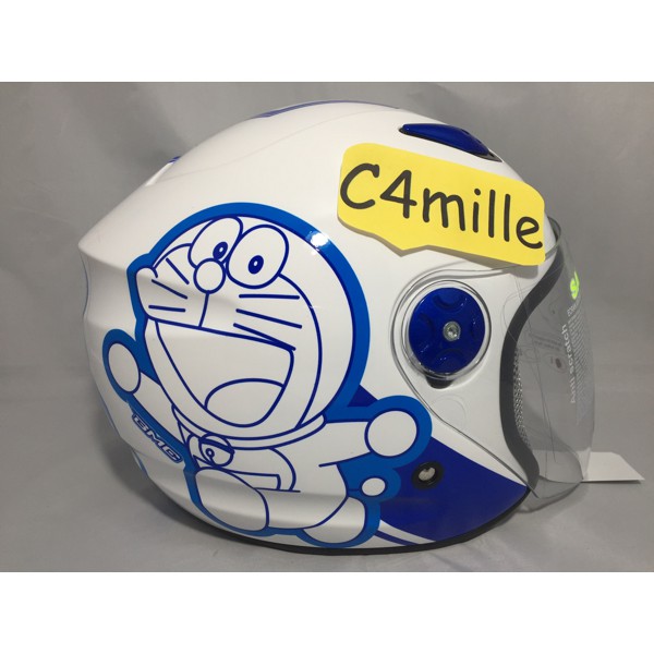 Helm BMC Milan Retro Doraemon White blue