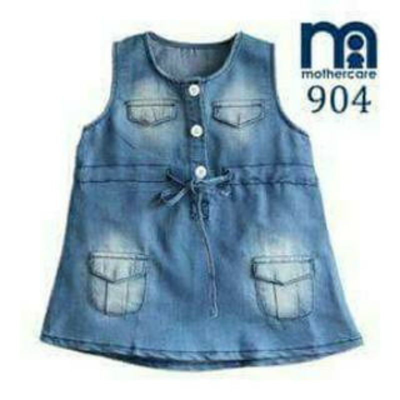 Dress Denim Mothercare Dress Anak Perempuan Lucu