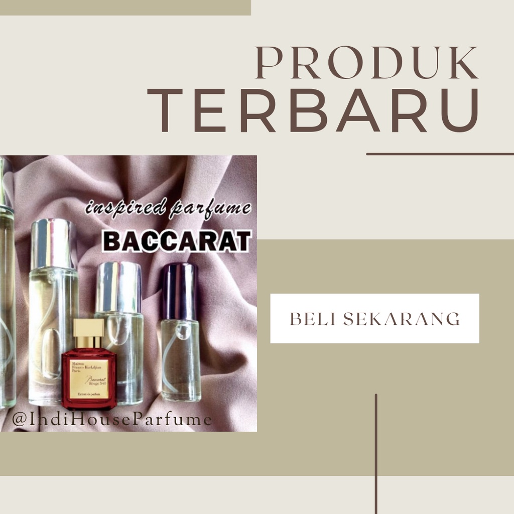 Parfum Refill Pria Wanita Baccarat Bibit 100%