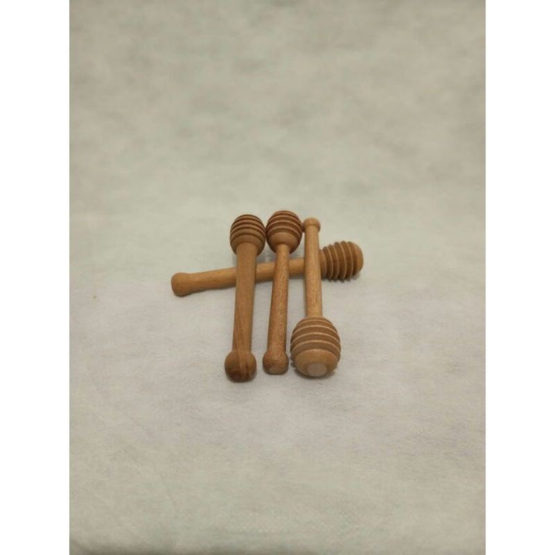 wooden honey mini stick / sendok madu kayu / wood honey stir bar dripper / sendok makan