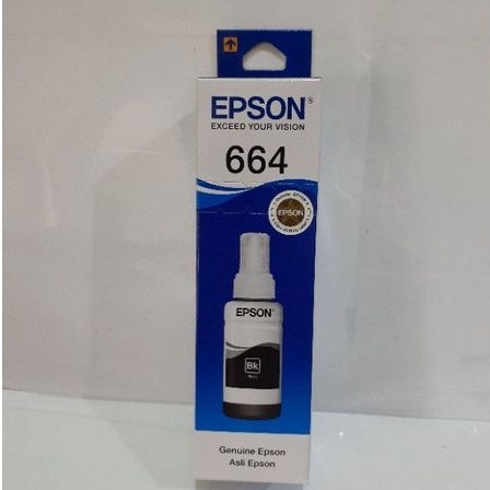 TINTA EPSON 664 BLACK ORIGINAL GARANSI RESMI