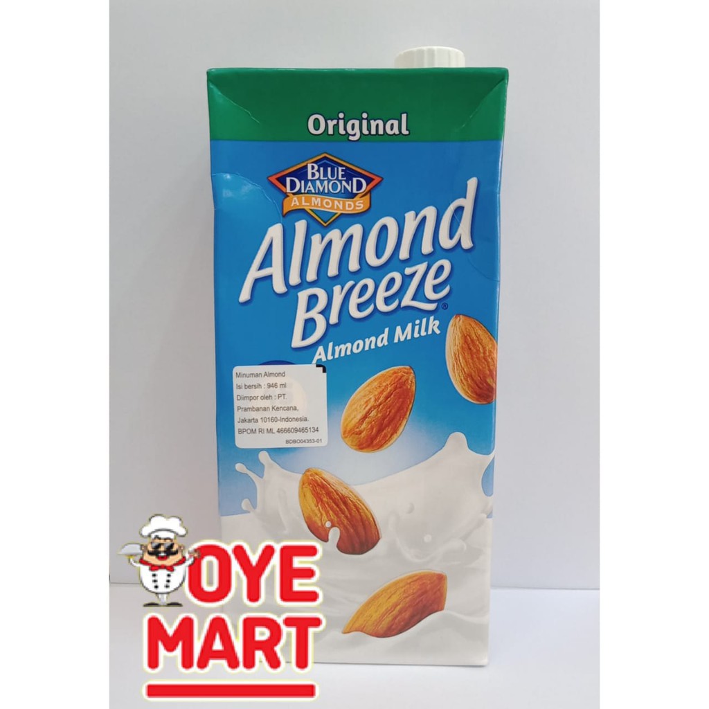 BLUE DIAMOND ALMOND BREEZE ORIGINAL 946ML / SUSU ALMOND