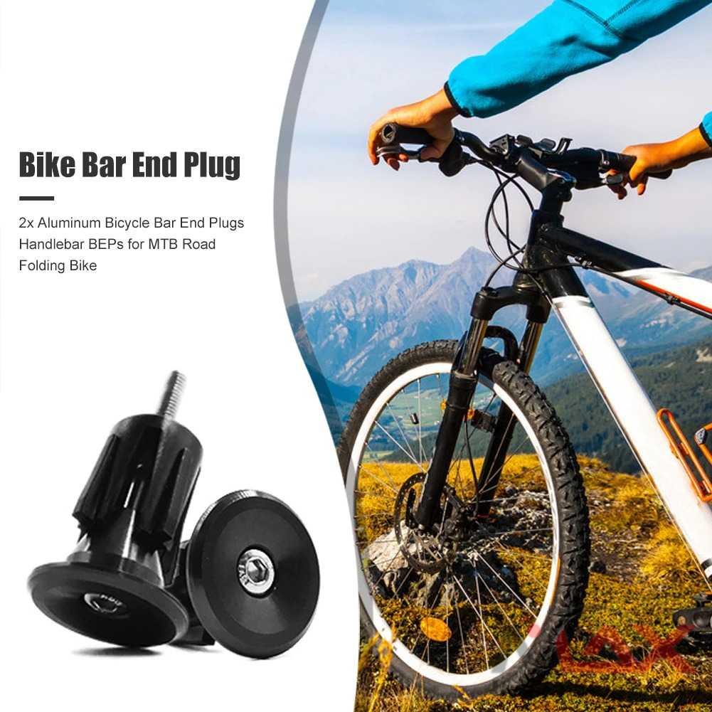 SPGOOD Bandul Colokan Ujung Batang Sepeda Bar End Plugs Bicycle CL84 Warna Hitam